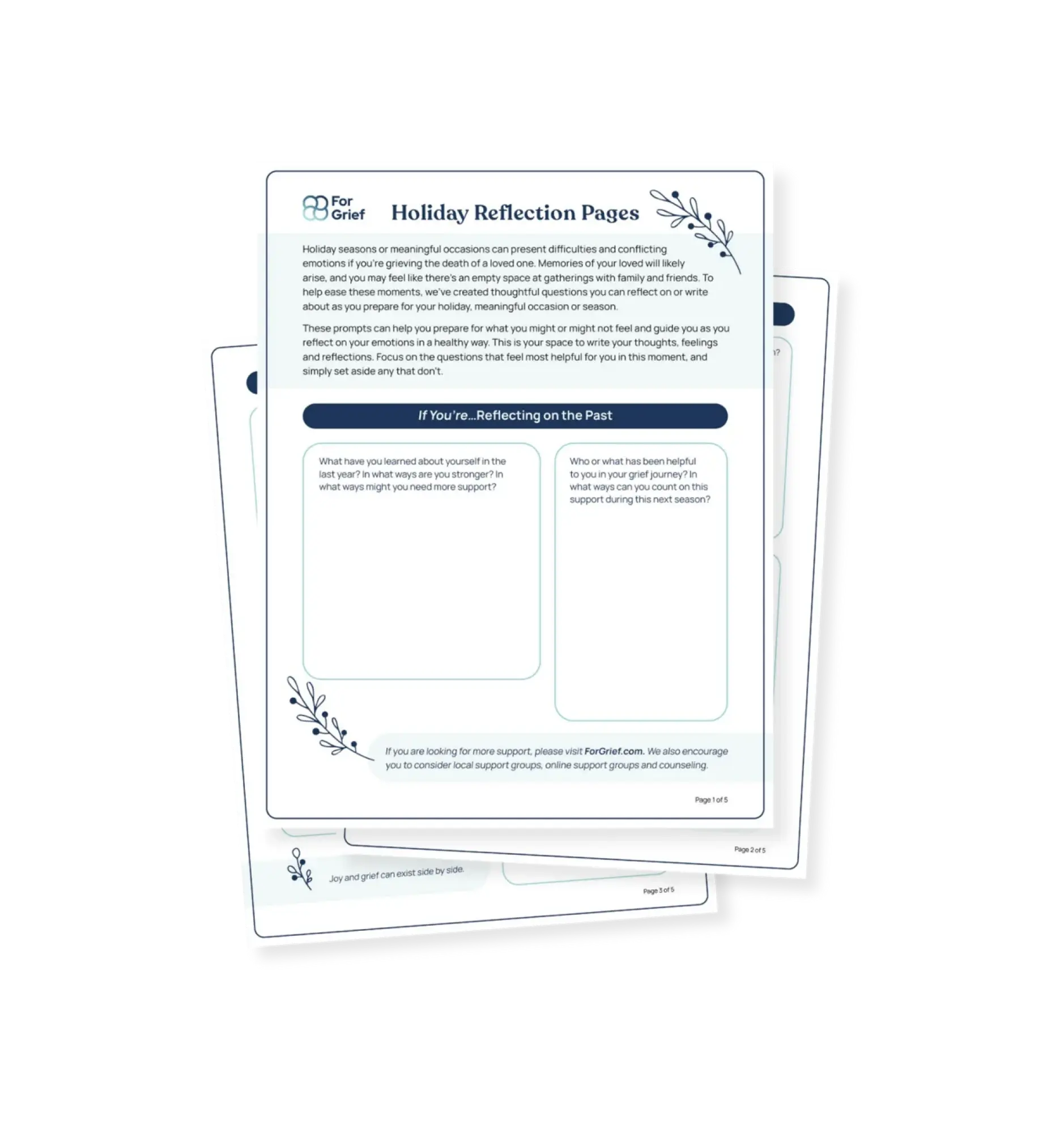 holiday-reflection-papers