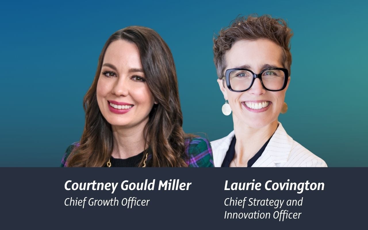 Courtney Gould Miller and Laurie Covington